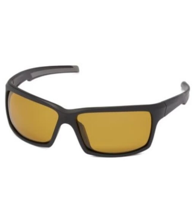 Fisherman Eyewear Fisherman Eyewear Marsh Matte Black Frame / Amber Lens L