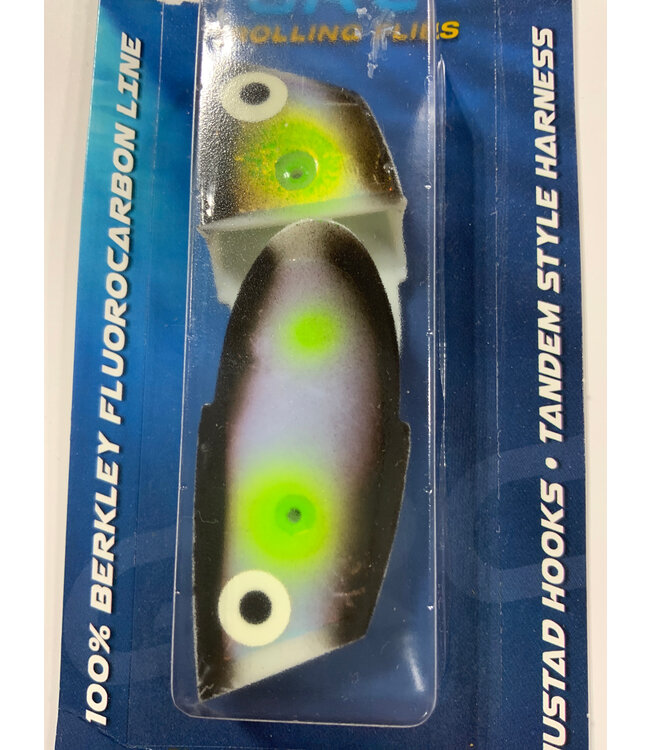 GRC Trolling Flies GRC TOURNAMENT CUT BAIT HEADS 2PK FROSTBITE