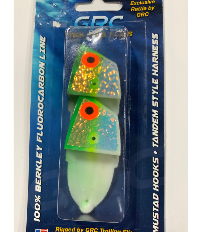 GRC Trolling Flies GRC TOURNAMENT CUT BAIT HEADS 2PK MUD MIX