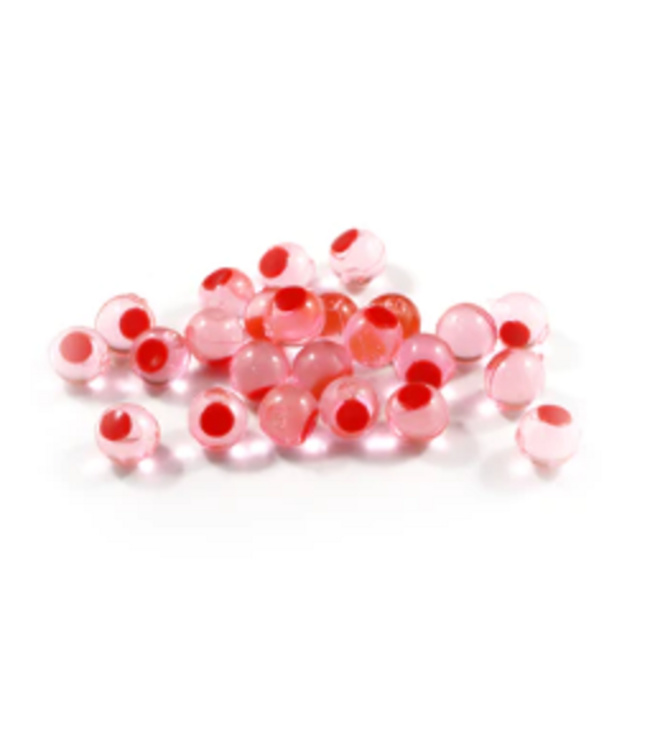 CLEARDRIFT CLEARDRIFT SOFT BEADS - EMBRYO - 8MM - 30PK - CANDY APPLE / RED DOT