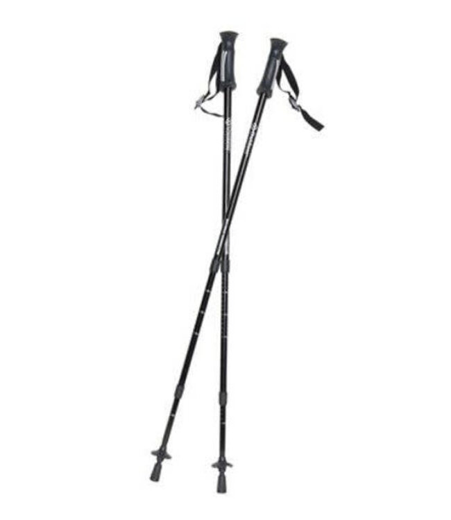 Outdoor Pro Co OUTDOOR PRODUCTS 54" ADJ. WADE STAFF, 2POLES/PK, REM BASKET & RUBBER TIP COVER