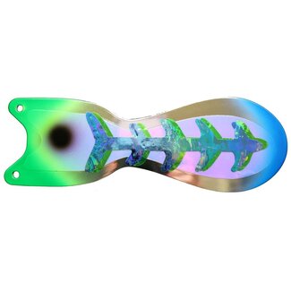 DREAMWEAVER LURE COMPANY DREAMWEAVER SPIN DOCTOR FLASHER 8" CHROME UV A-B (SD70961-8)