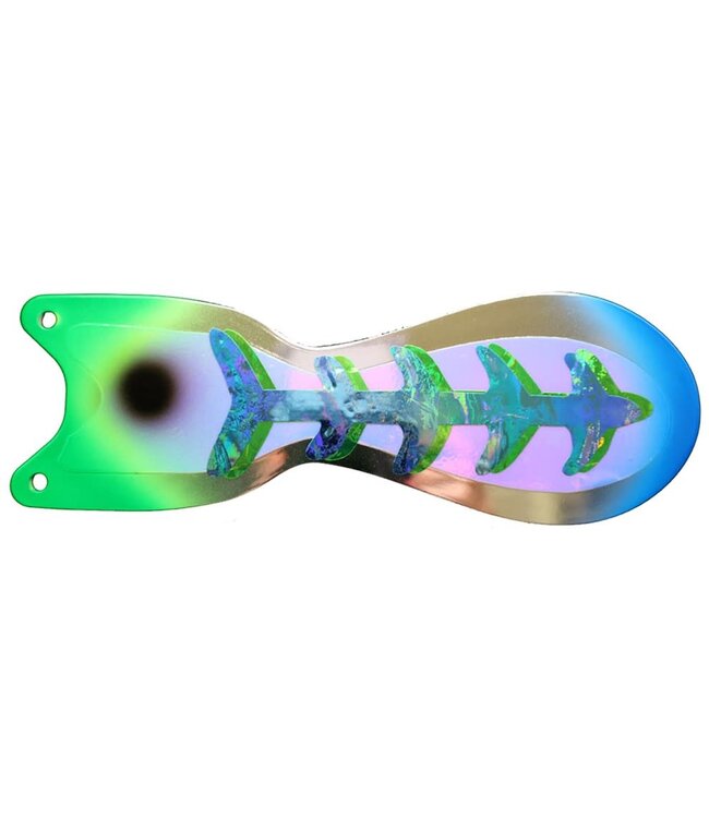 DREAMWEAVER LURE COMPANY DREAMWEAVER SPIN DOCTOR FLASHER 8" CHROME UV A-B (SD70961-8)