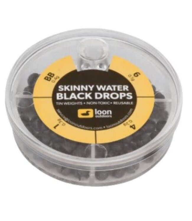 Loon Outdoors LOON - TIN DROPS - 4 DIVISION BIG WATER - BLACK - (Incl. BB, AAA, SA, SSG)