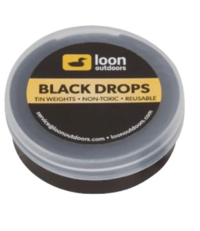 Loon Outdoors LOON - TIN DROPS - REFILL TUB - AAA - BLACK - (0.8G)