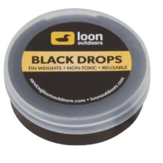 Loon Outdoors LOON - TIN DROPS - REFILL TUB - AB - BLACK - (0.6G)