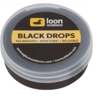 Loon Outdoors LOON - TIN DROPS - REFILL TUB - NO.4 - BLACK - (0.2G)