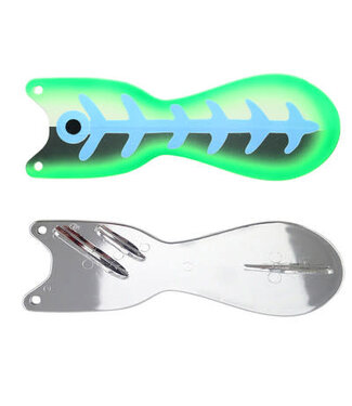 DREAMWEAVER LURE COMPANY DREAMWEAVER SPIN DOCTOR FLASHER 10" GREEN SLICE (SD70980L-10)