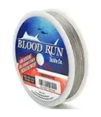 Blood Run Tackle Blood Run Steel Wire #30 1000Ft