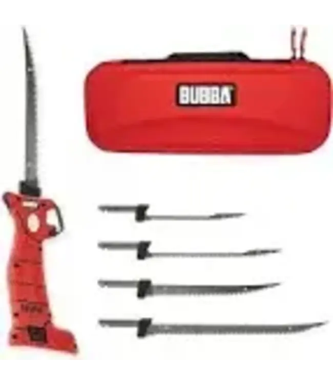 BUBBA BUBBA BLADE ELEC FILLET KNIFE 110v w/4 BLADES