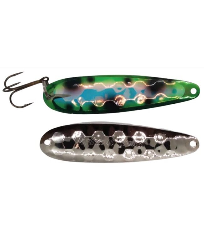 Northeast Troller NORTHEAST TROLLER - TROLLING SPOON - 3.75" - ALBINO FROG