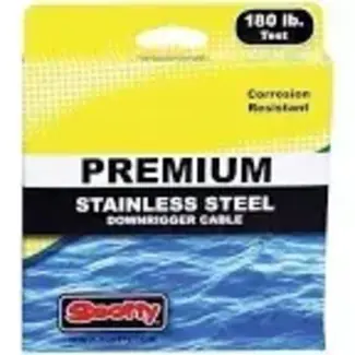SCOTTY Scotty 2401-K HP Downrigger Cable SSteel 300' Spool 180lb