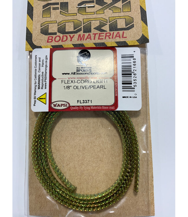 Wapsi FLEXI-CORD LIGHT 1/8" OLIVE/PEARL  FL3371
