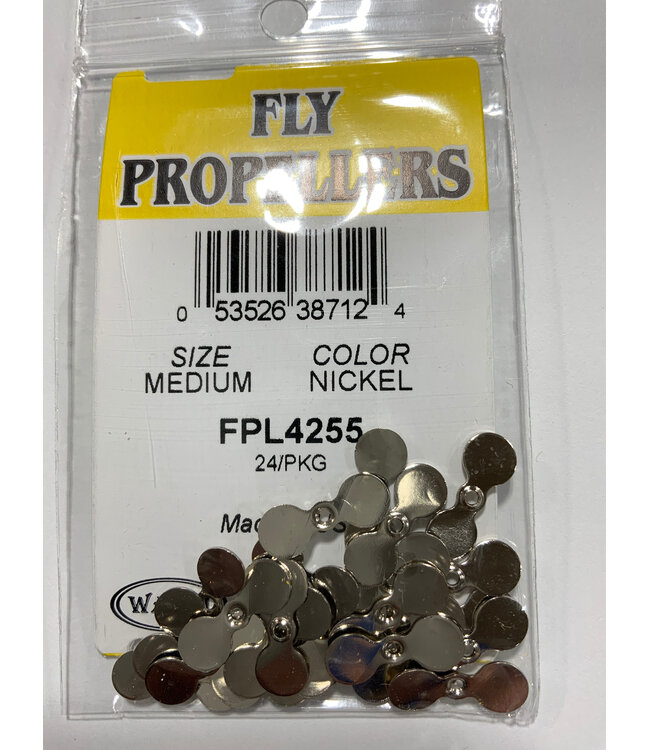 Wapsi FLY PROPELLERS, MEDIUM, NICKEL FPL4255