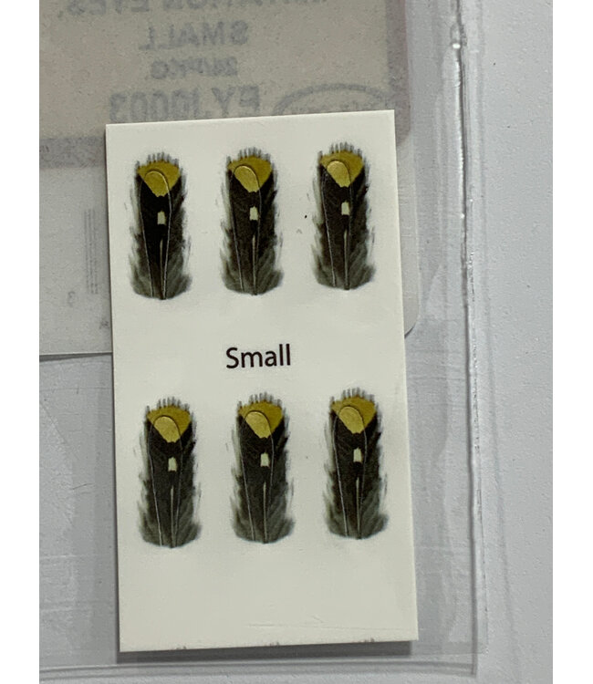 Wapsi JUNGLE COCK IMITATION EYES, SMALL EYJ0003