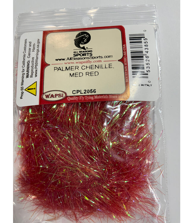 Wapsi PALMER CHENILLE, MED RED CPL2056