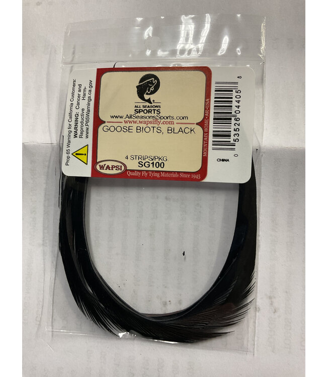 Wapsi GOOSE BIOTS, BLACK  SG100