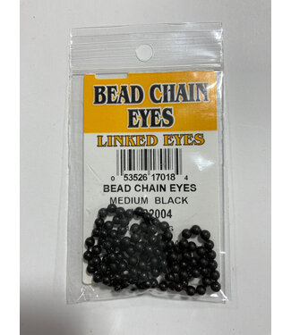 Wapsi BEAD CHAIN EYES MEDIUM BLACK (EYB2004)