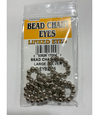 Wapsi BEAD CHAIN EYES LARGE SILVER (EYB2525)