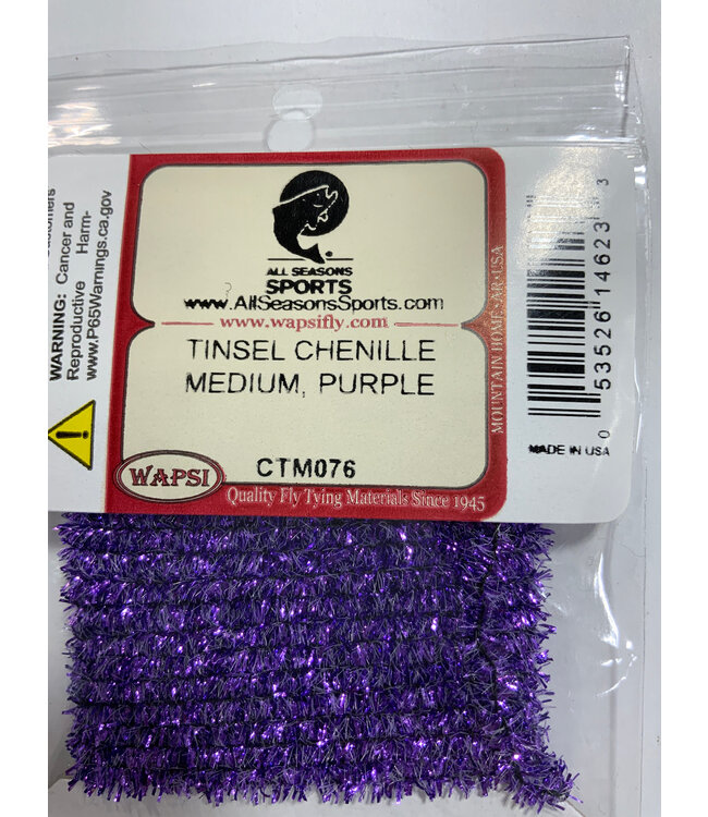 Wapsi (CTM076) TINSEL CHENILLE MEDIUM, PURPLE
