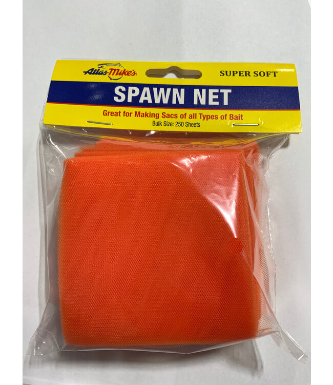 Atlas Mike's ATLAS MIKE'S SPAWN NET 3x3 Orange Bulk 250ct 55103