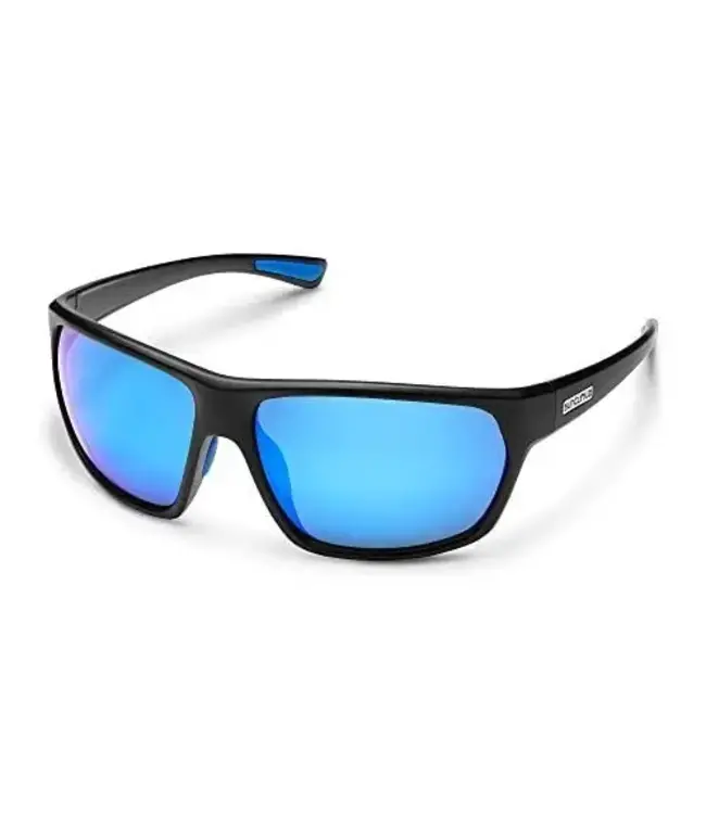 Suncloud Polarized Optics SUNCLOUD BOONE MATTE BLACK POLARIZED BLUE MIRROR