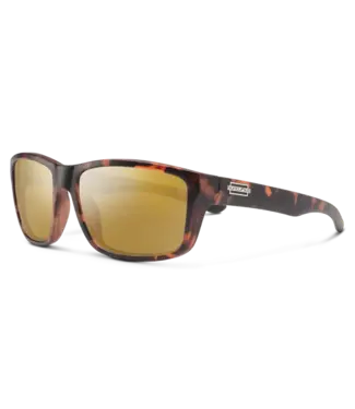 Suncloud Polarized Optics SUNCLOUD MAYOR MATTE TORTOISE POLARIZED SIENNA MIRROR