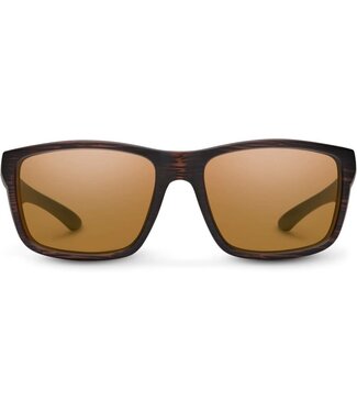 Suncloud Polarized Optics SUNCLOUD MAYOR MATTE BURNISHED BROWN POLARIZED BROWN