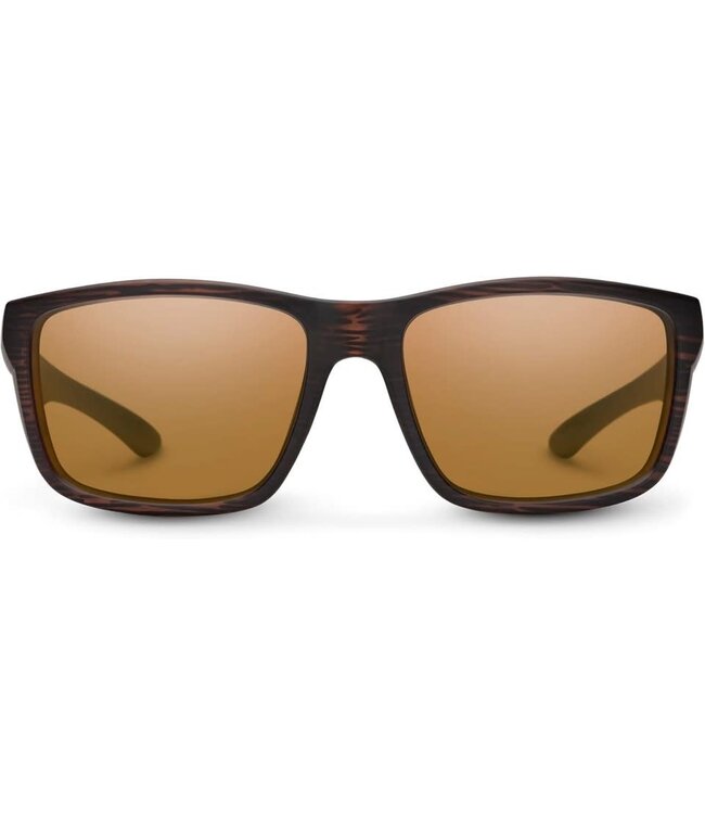 Suncloud Polarized Optics SUNCLOUD MAYOR MATTE BURNISHED BROWN POLARIZED BROWN