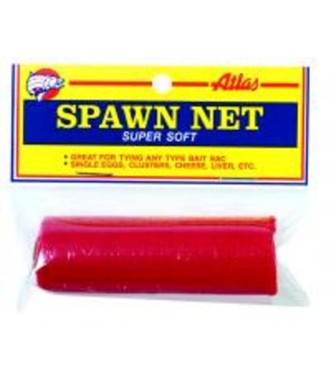 Atlas Mike's ATLAS MIKE'S SPAWN NET 4" X 16' ROLL  RED