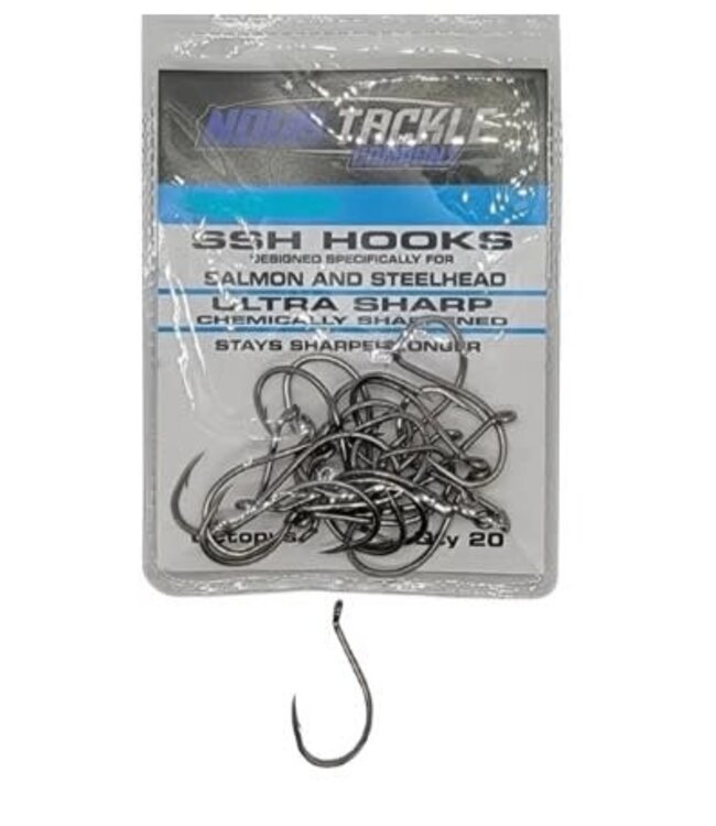 NOVA TACKLE COMPANY Nova STS Straight Shank #4Straight Eye 20 per pack