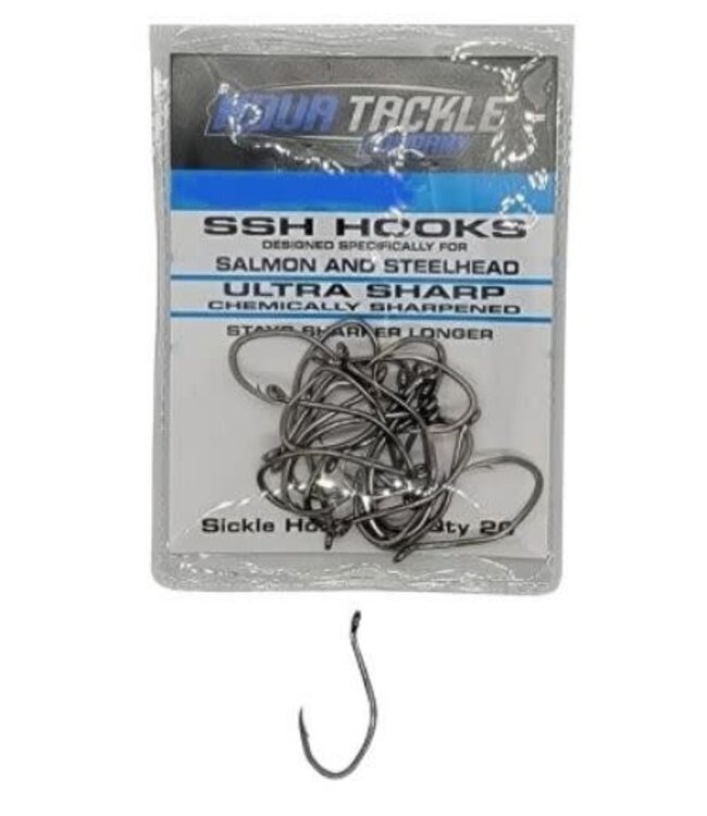 NOVA TACKLE COMPANY Nova STS Sickle Hook #1/0Sickle - Turned Eye 20 per pack