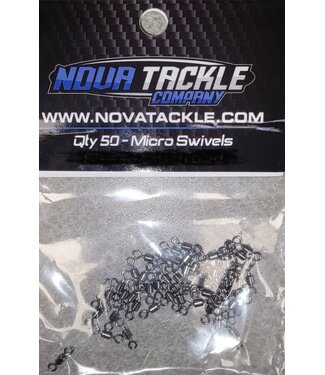 NOVA TACKLE COMPANY NOVA TACKLE COMPANY SIZE 8 MICRO BARREL SWIVEL  50CT