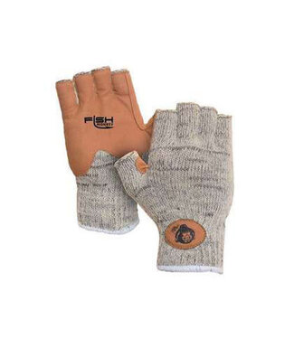 Fish Monkey, LLC FISH MONKEY WOOLY HALF FINGER WOOL FISHING GLOVE -(WOOL-XXL)