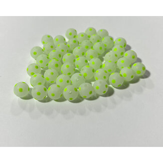 Salmon River Bead CO Glow Soccer Ball Green