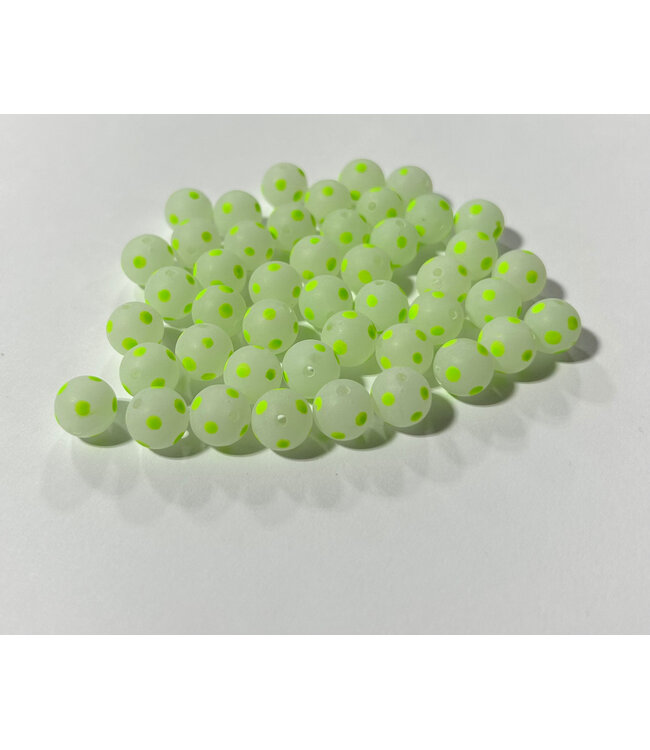 Salmon River Bead CO Glow Soccer Ball Green