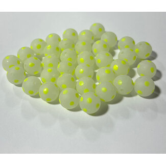 Salmon River Bead CO Glow Soccer Ball Chartreuse