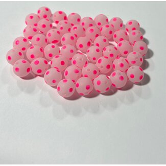 Salmon River Bead CO Glow Soccer Ball Pink
