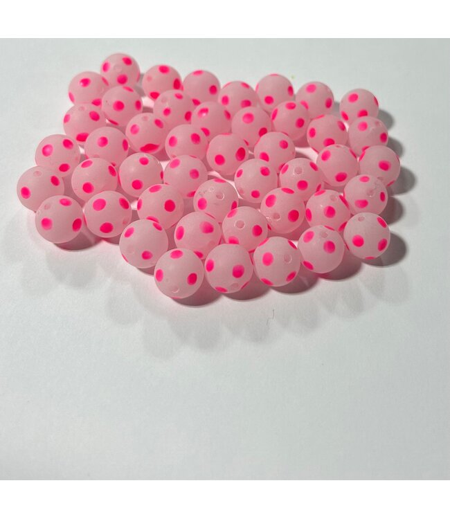 Salmon River Bead CO Glow Soccer Ball Pink