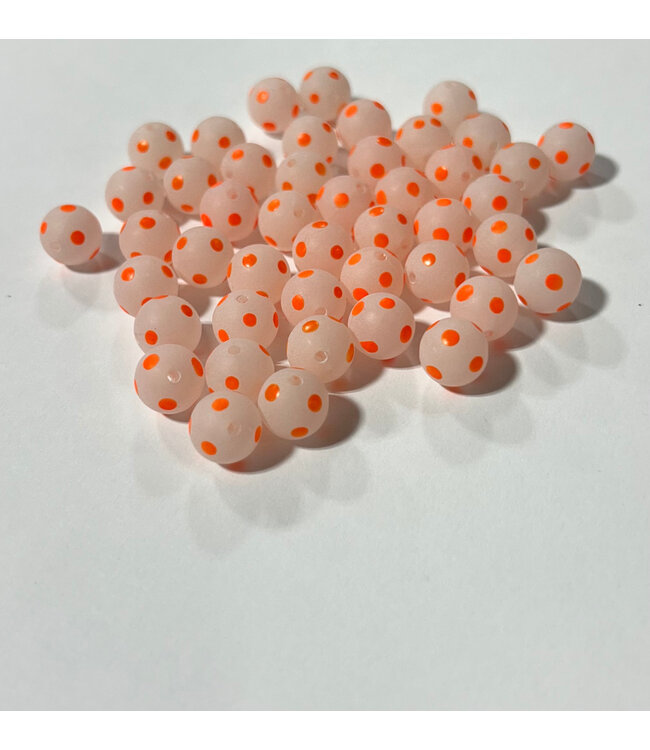 Salmon River Bead CO Glow Soccer Ball Orange
