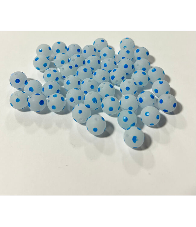 Salmon River Bead CO Glow Soccer Ball Blue