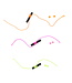Eagle Claw Eagle Claw Multi-Color Bobber Stops with Beads 50PK