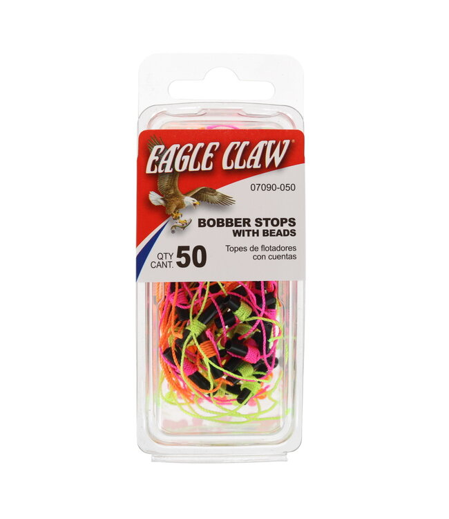 Eagle Claw Eagle Claw Multi-Color Bobber Stops with Beads 50PK