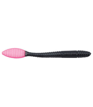 Mad River Mad River Steelhead Worms 3" Black/Pink Pearl Tail, Floating