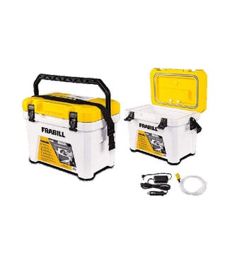 PLANO MOLDING CO. Frabill Magnum Bait station 13 Quart w/ 2spd Aerator included w/12vplug