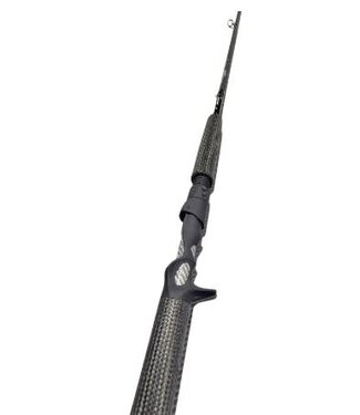 NOVA TACKLE COMPANY NOVA TACKLE-NTX SPIRAL WRAPPED BAITCASTER ROD-10'6"-2PC-6-12LB-CARBON FIBER GRIP