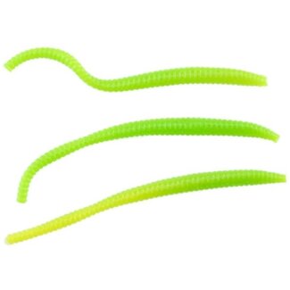 Berkley PowerBait Power Floating Trout Worm Half Bag Green Chartreuse