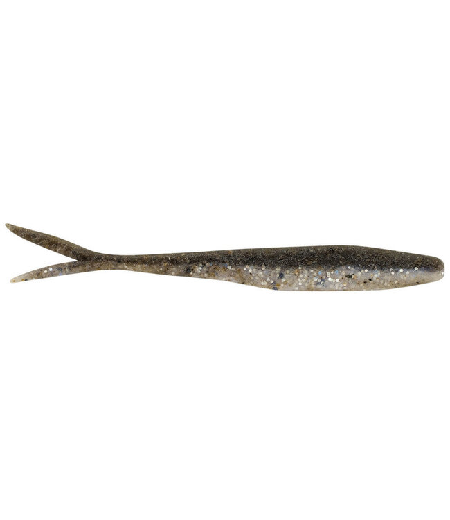PURE FISHING PowerBait MaxScent Flatnose Minnow 4"  , 10/pk Black Shiner PBMSFM4-BLSN