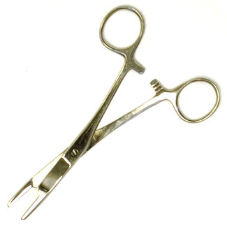 WRIGHT & MCGILL CO. EAGLE CLAW 6" SURGICAL HEMOSTAT PLIERS W/SCISSORS