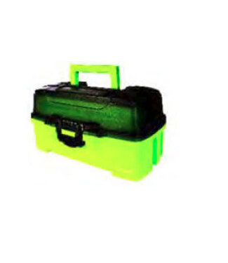PLANO MOLDING CO. Plano 1 tray tackle box bright green